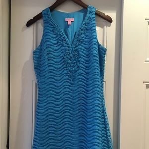 LILLY PULITZER BLUE LACE DRESS